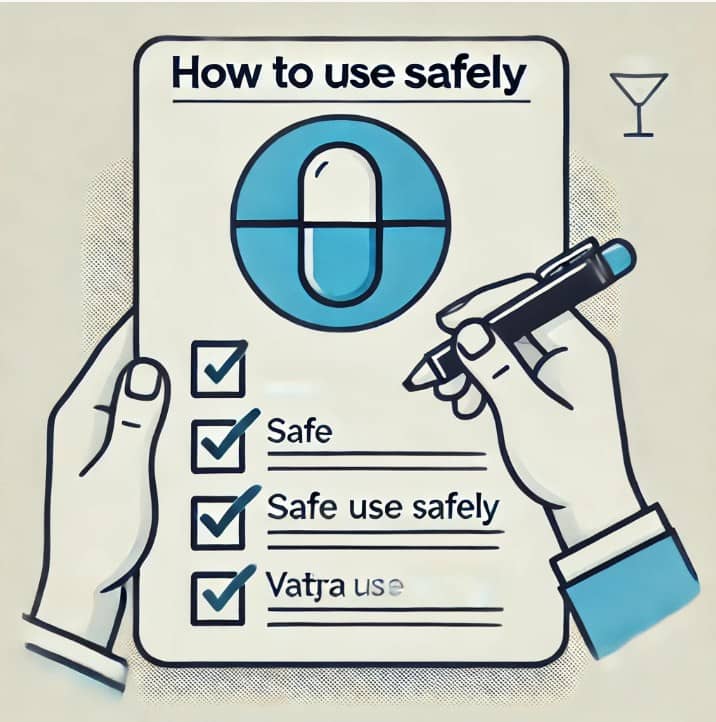 Checklist for safe Viagra use