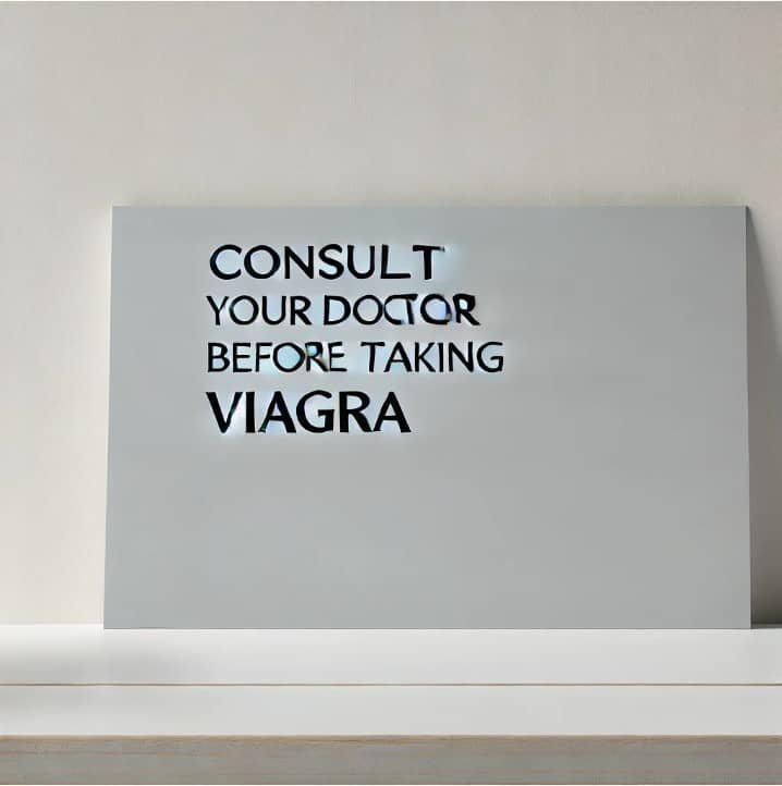 Consult Your Doctor Before Taking Viagra Pills