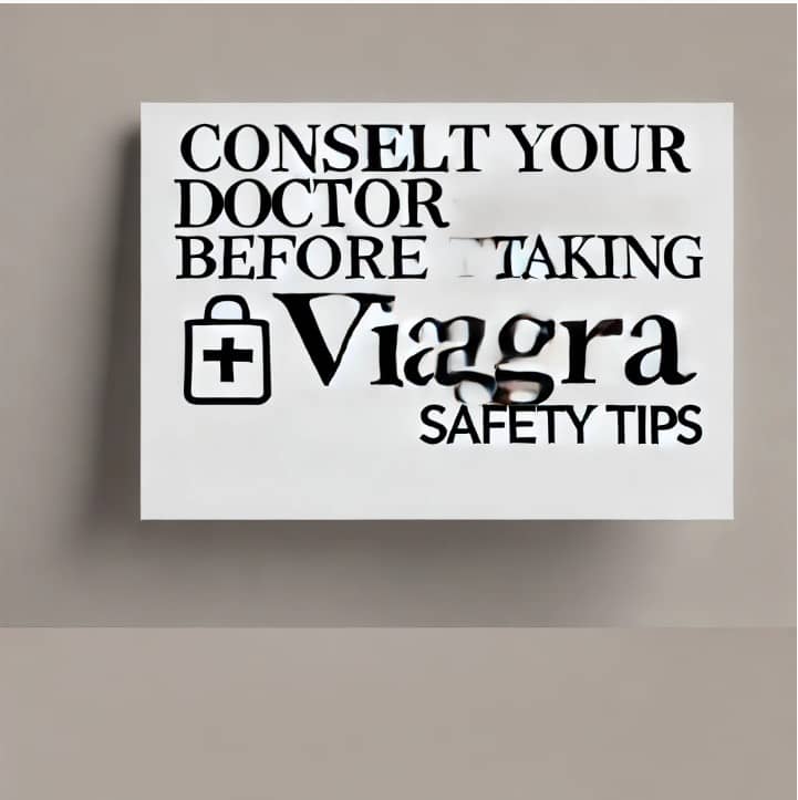 Consult Your Doctor Before Taking Viagra: Safety Tips
