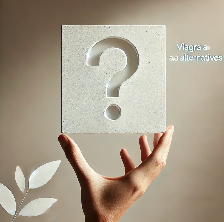 Question mark symbolizing ED treatment
