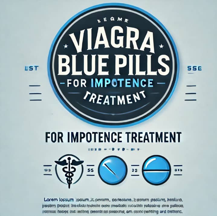 Viagra blue pills treatment