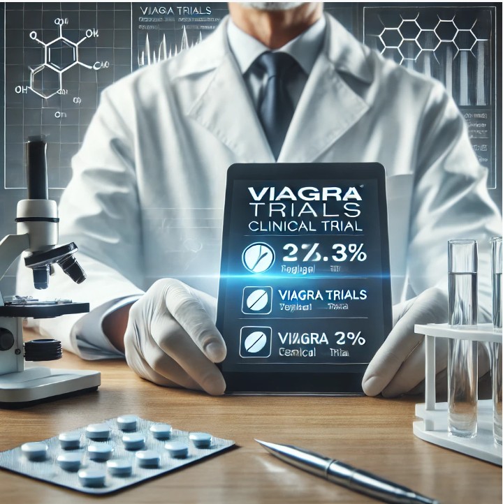 Viagra trials data on tablet