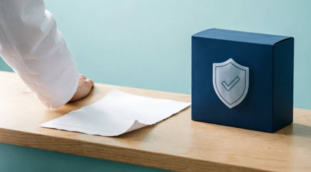 Licensed pharmacy consultation symbolizing safe, prescription-based Viagra purchase